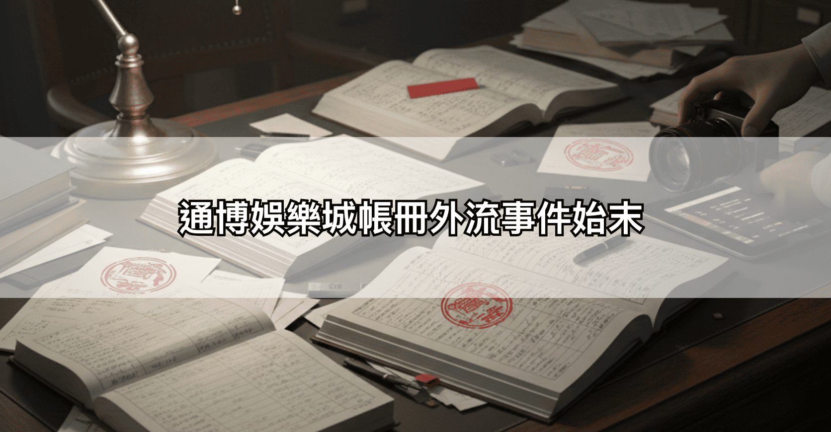 通博娛樂城帳冊外流事件始末